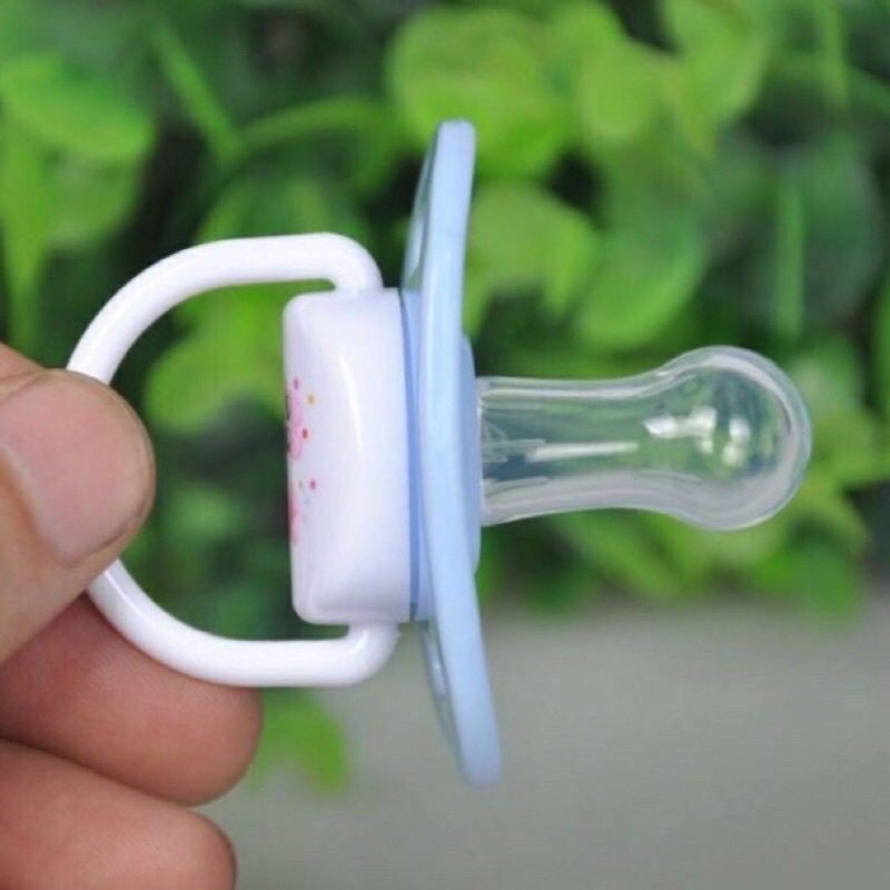 Núm Ti giả Đầu tròn Bằng Silicon Cho Bé