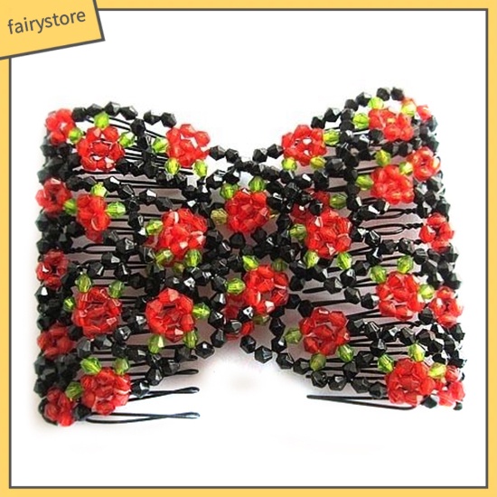 Lược cài tóc kiểu dáng hoa hồng thời trang thanh lịch dành cho nữ