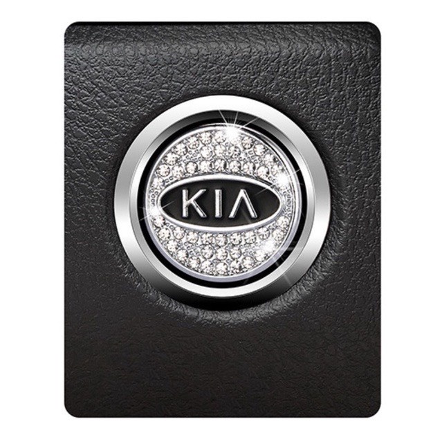 Vòng Đá và Logo xe ô tô Trang Trí Nút Khởi Động START STOP sang trọng cho xe Hyundai, kia, honda, mazda, toyota,..