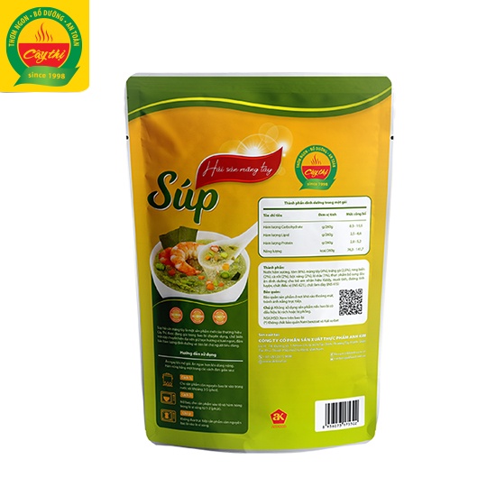 Súp Nui Hải Sản Măng Tây Cây Thị 260g