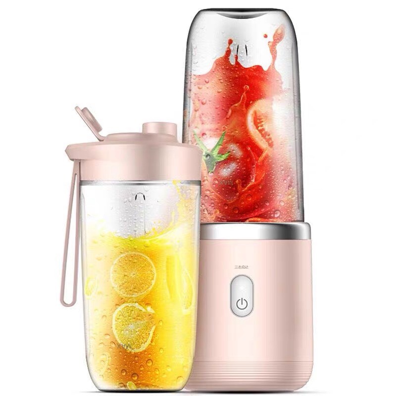 Máy xay sinh tố cầm tay mini sạc pin , Máy say sinh tố cầm tay đa năng mini 300ml