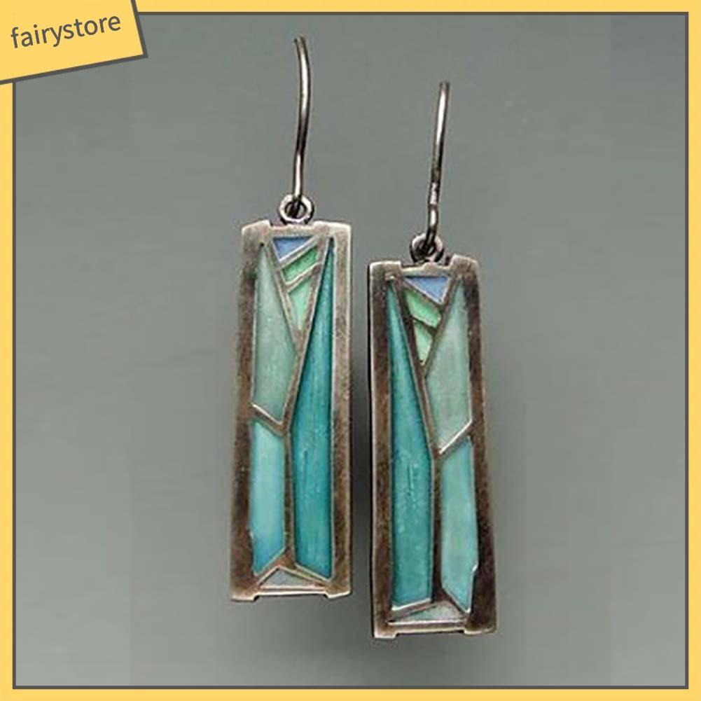 Hoa tai nữ hình ngọn lửa phong cách vintage xinh xắn