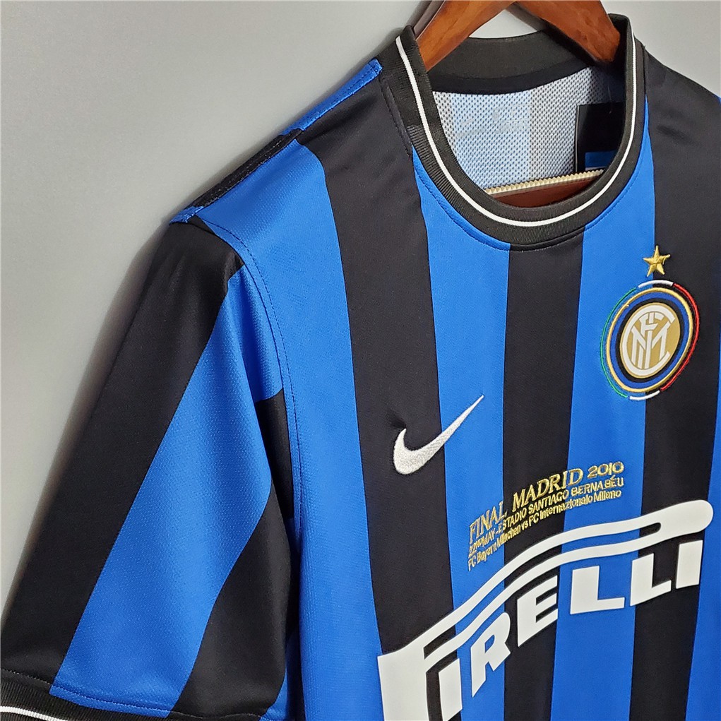 Áo Bóng Đá Đội Tuyển Inter Milan 09-10 Phong Cách Retro