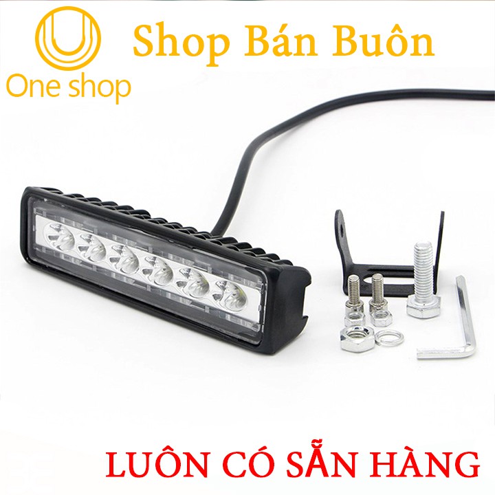 Đèn Led Hỗ Trợ Xe Máy - Ô tô Nhấp Nháy Đỏ - Xanh 18W 12VDC