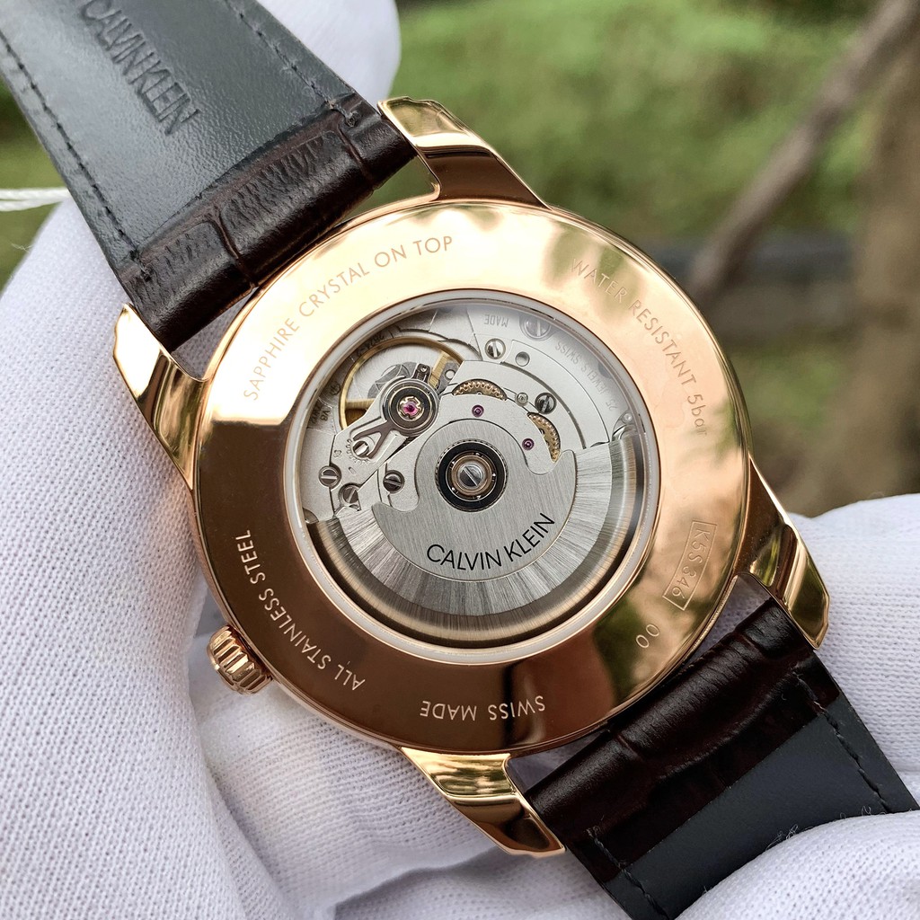 Đồng hồ nam CALVIN KLEIN Infinite K5S346G6 Rose Gold Men's Watch -  Automatic - Kính Sapphire [ Chính hãng ]