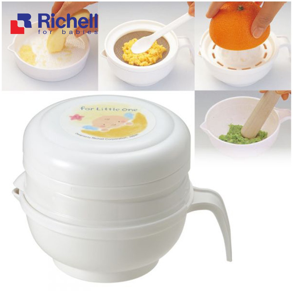 Bộ chế biến ăn dặm kiểu Nhật Richell RC53371