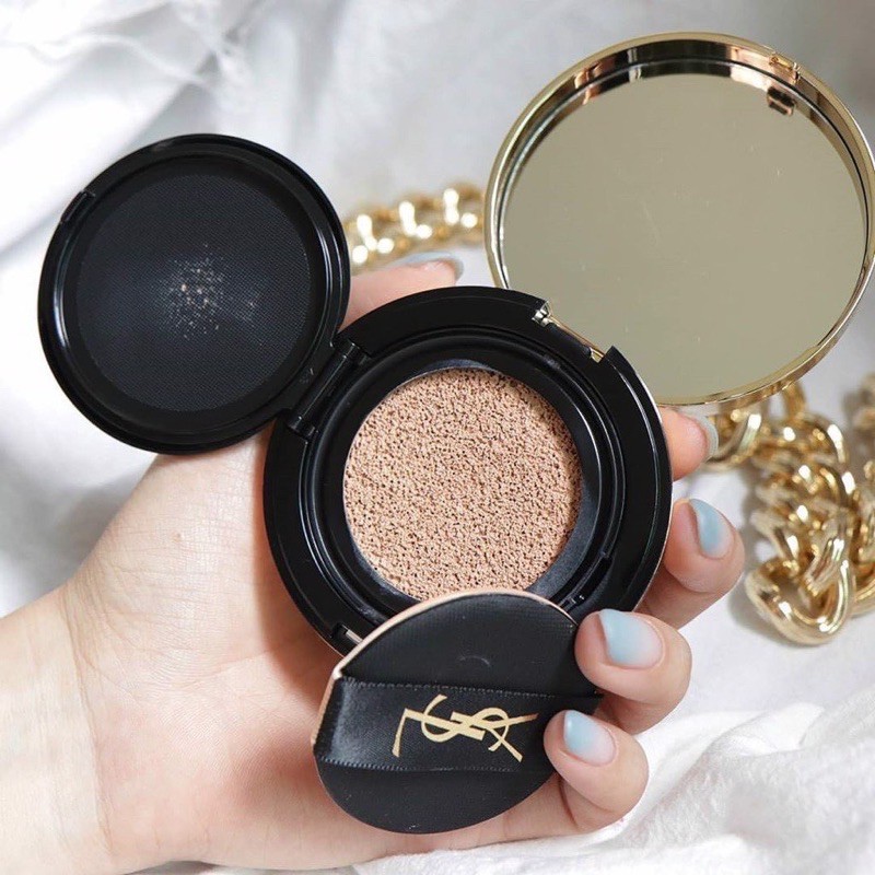 [ CUSHION YSL ] Phấn Nước YSL Le Cushion Encre De Peau Luminous Matte Cushion Foundation ( Bản Vỏ Da Mới Nhất)