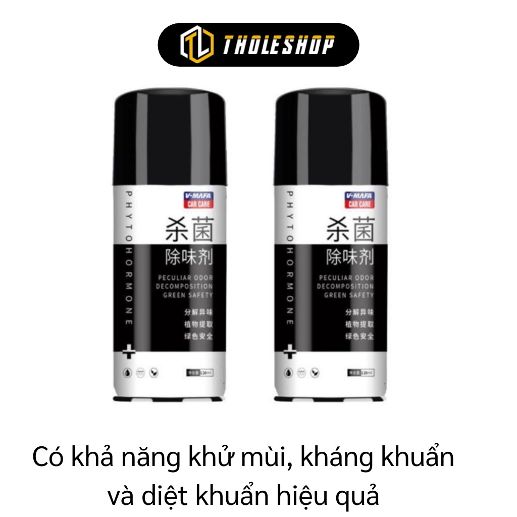 Chai xịt khử mùi xe ô tô XẢ TỒN Khử mùi xe hơi giúp không khí trong xe sạch sẽ V-MAFA 120ml 9409