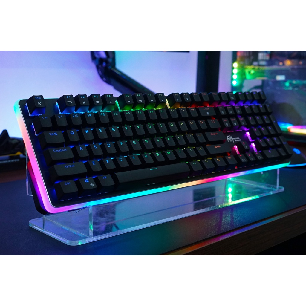 [Mã 1010ELHA1000K1 giảm 8% đơn 3TR] BÀN PHÍM CƠ GAMING ROYAL KLUDGE RK918, RK919 PRO PHIÊN BẢN 2021 LED RGB KÈM KÊ TAY