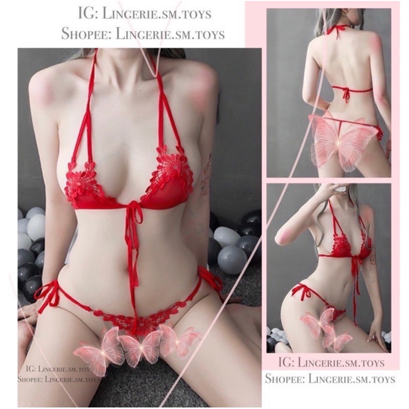 Nội Y Ren Lộ Đũng Táo Bạo • Set 2 Mảnh Ren Sexy | BigBuy360 - bigbuy360.vn