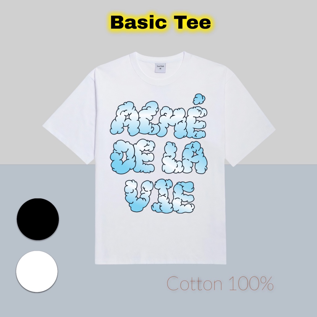 [XẢ KHO] Áo thun unisex ADLV đám mây, Áo phông oversize form rộng chất cá tính | BigBuy360 - bigbuy360.vn