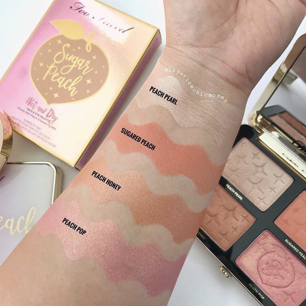 Bảng má hồng dạng phấn Too Faced Sugar Peach Wet and Dry | BigBuy360 - bigbuy360.vn