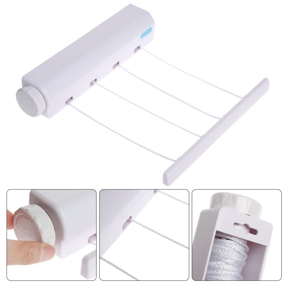 Dây Phơi Quần Áo Gắn Tường Thiết Kế Thu Gọn Linh Hoạt Tiện Dụng