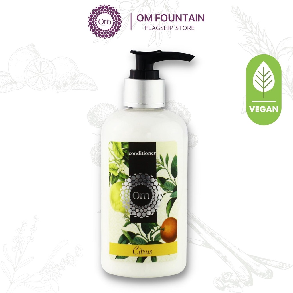 Dầu xả phục hồi ngừa rụng và kích thích mọc tóc Tinh dầu Bưởi Cam Quýt Citrus 250ml - Om Fountain