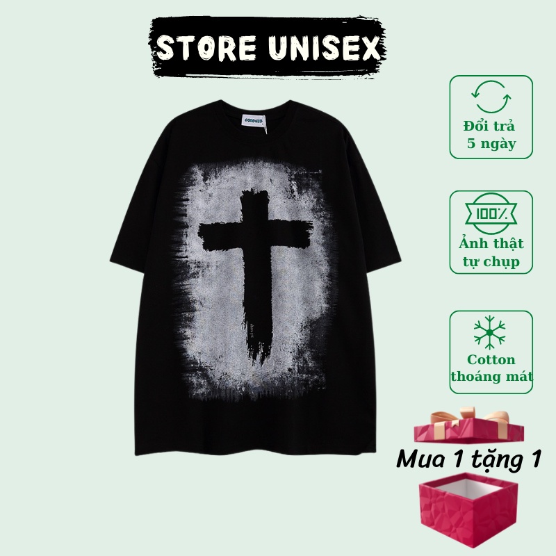 Áo Phông Nam Nữ Form Rộng, Áo Thun Tay Lỡ Unisex A011 Hai Màu Đen Trắng Chất Liệu Cotton