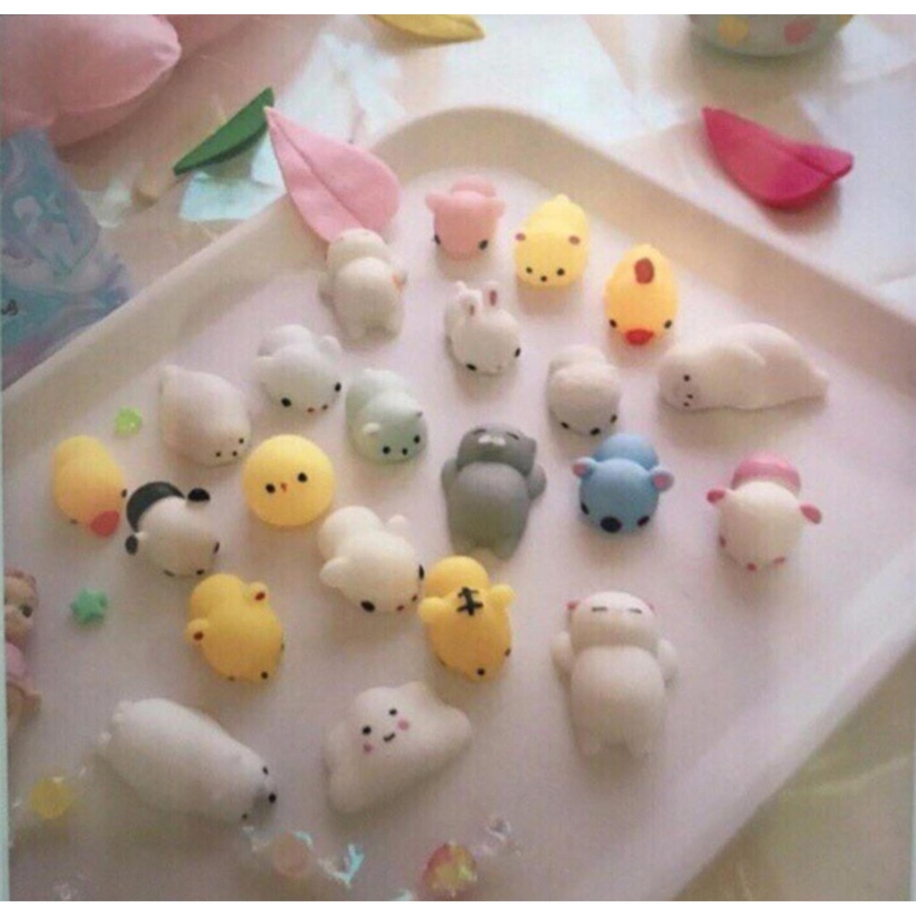 Đồ Chơi Squishy Mochi Hình Thú Cực Dễ Thương Siêu Mềm Siêu Mịn (giao mẫu ngẫu nhiên)