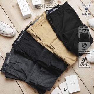 | Satoshi | Quần Kaki nam SAKK02 form Slimfit, chất kaki dày dặn form ôm co giãn , nhiều màu