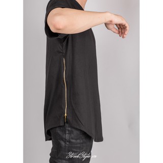 Áo Thun Longtee Basic Zip Eo Unisex