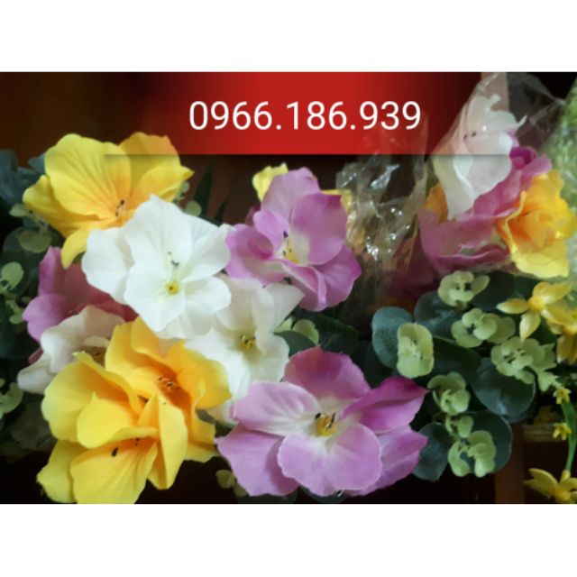 Combo bộ phụ kiện hoa pha lê