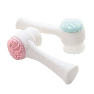 Cọ Massage Rửa Mặt 2 Đầu Silicon Cao Cấp