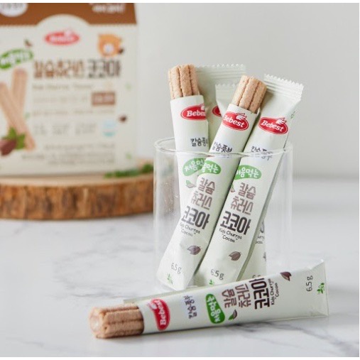 Bánh ăn dặm hình ống nhân kem Bebest Hàn Quốc cho bé từ 9 tháng - Bituti Shop