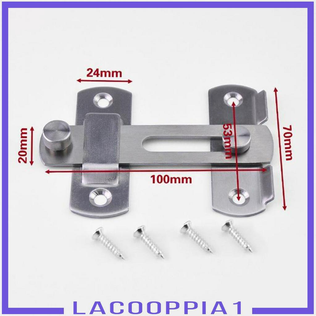 1 Chốt Khóa Bằng Thép Không Gỉ Cho Cửa Phòng Ngủ