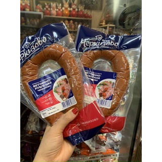 Xúc xích hun khói - Xúc xích vòng 350g hàng nội địa Nga