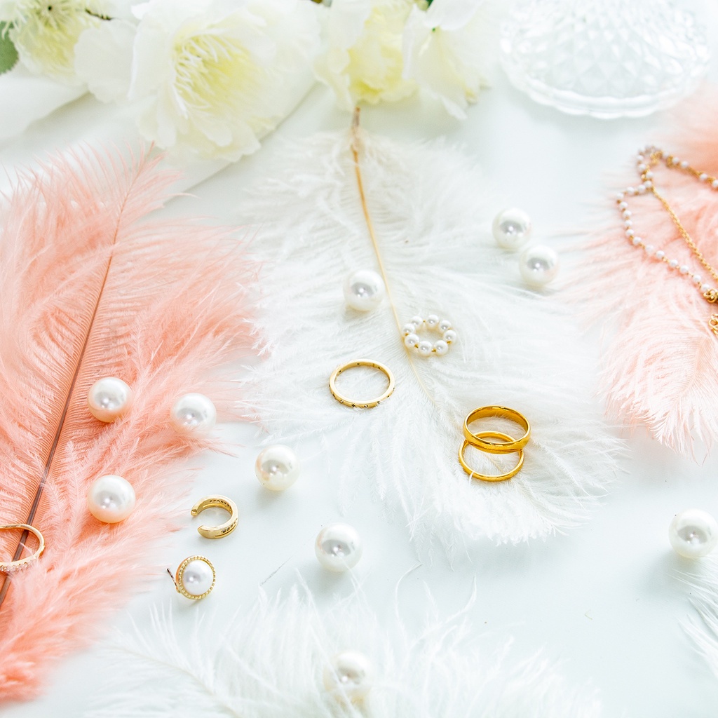 Lông đà điểu dùng trang trí chụp ảnh siêu đẹp tùy chọn số lượng