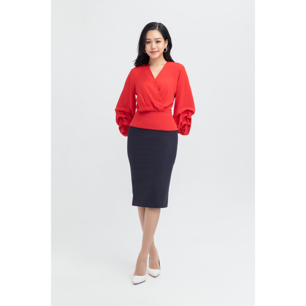 [Mã WABRM4  giảm 15% tối đa 50k đơn 150k] IVY moda Chân Váy ôm 2 lớp qua gối MS 31C5827 | BigBuy360 - bigbuy360.vn