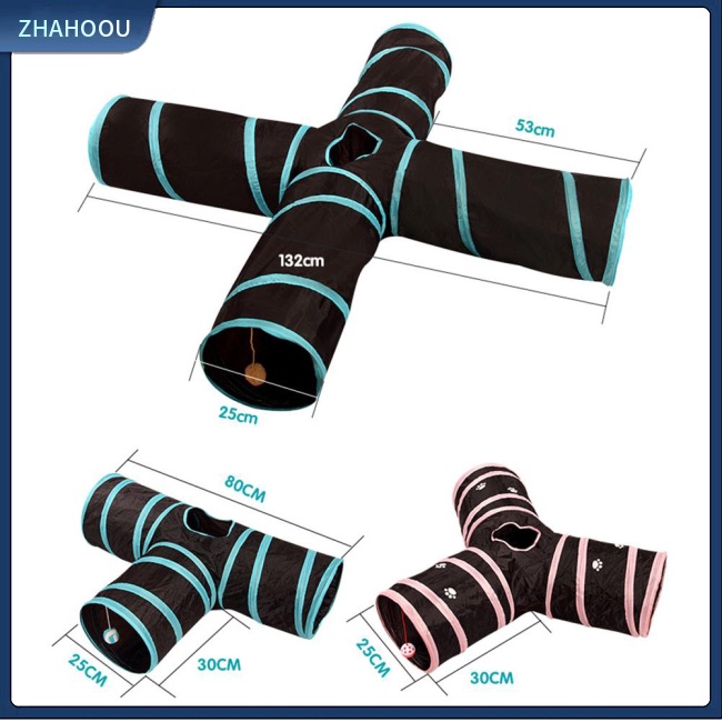 ☃Nhà☃ Đường Hầm Chui 3 / 4 Lỗ Cho Mèo Cưng