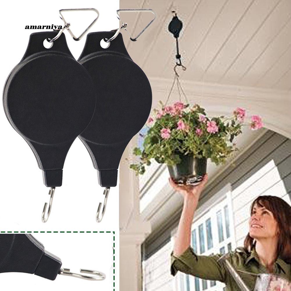 Cặp móc treo chậu cây cảnh có thể thu gọn siêu tiện lợi