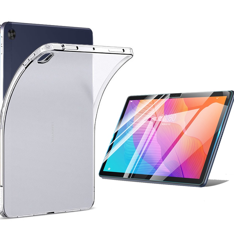 Ốp Máy Tính Bảng + Kính Cường Lực Cho Huawei Matepad T10S 10.1 2020 / Matepad T10 9.7 AGR-L09 AGR-W09