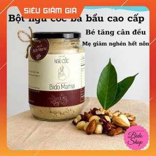 (Bido Shop) Bột ngũ cốc bà bầu 💕𝐅𝐑𝐄𝐄 𝐒𝐇𝐈𝐏💕 giảm nghén, hết nôn Bido Mama 600 gram, uống thơm ngon, vào con là