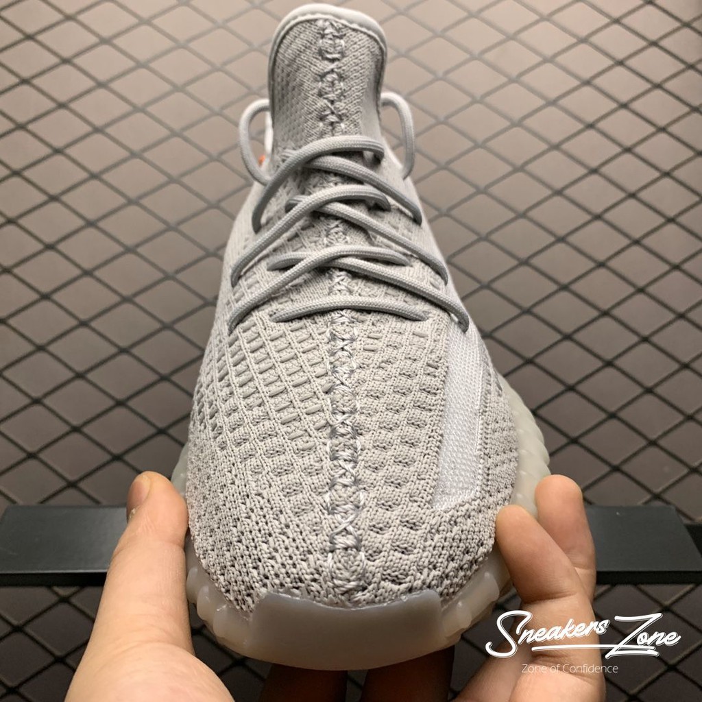 Giày Thể Thao Sneaker Nam Nữ YZ 350 V2 Tail Light Xám Móc Cam