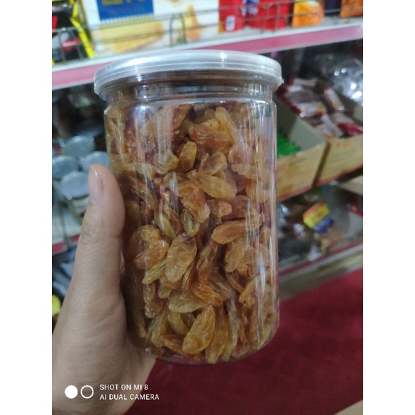 Nho khô siêu ngon hộp 400g (nho vàng, mix)