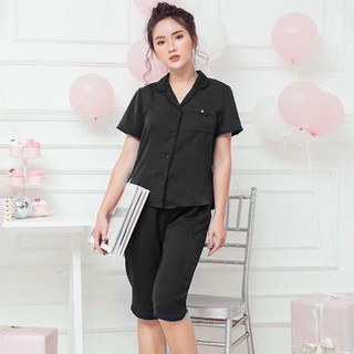 Đồ Bộ Nữ Lửng Mặc Nhà, Mặc Ngủ Chất Phi Bóng Dễ Thương