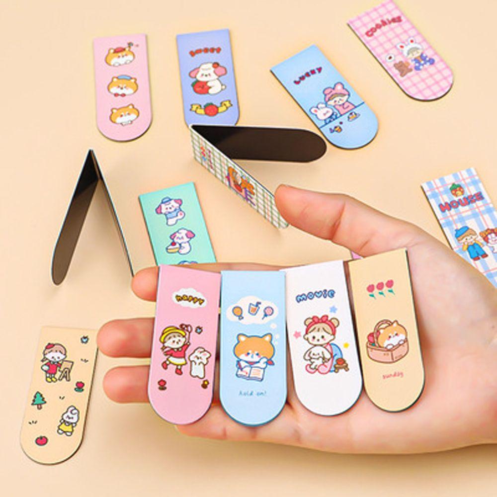 Kẹp Giấy Đánh Dấu Trang Sách Họa Tiết Hoạt Hình Dành Cho Học Sinh