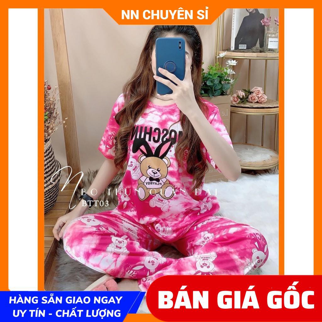 Đồ bộ thun tay dài loang màu cực xinh BTT03 BTT18 ⚡Ảnh thật⚡ Đồ bộ nữ ⚡ Đồ bộ loang màu ⚡ Đồ bộ mặc nhà