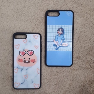 Sale ốp ip7plus/8plus in hình - tặng kèm dây đeo xinh xắn