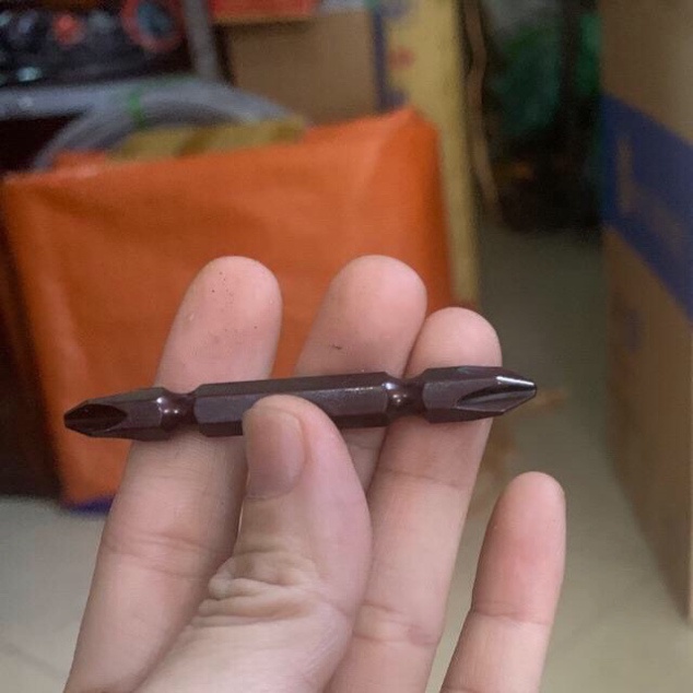 1 tô vít cán gỗ + 10 mũi tô vít 1a