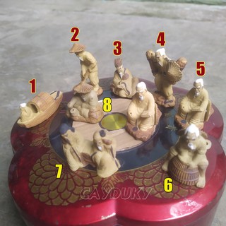 15 tượng gốm mini 10k làm mô hình trang trí tiểu cảnh, trang trí bể cá cảnh