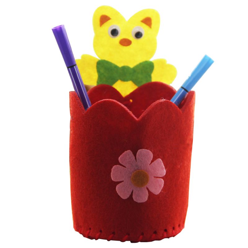 Giá Đỡ Bút Bằng Vải Nỉ Không Dệt Làm Thủ Công Diy