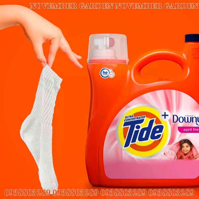 Nước giặt xả Tide Ultra Concentrated - Downy April Fresh Mỹ Thơm và Mềm Vải
