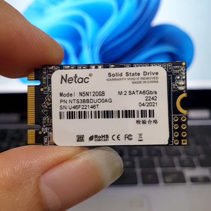 Ổ cứng SSD M.2 2242 SATA Netac N5N, NS 120GB 256GB - bảo hành 3 năm - SD116 SD117