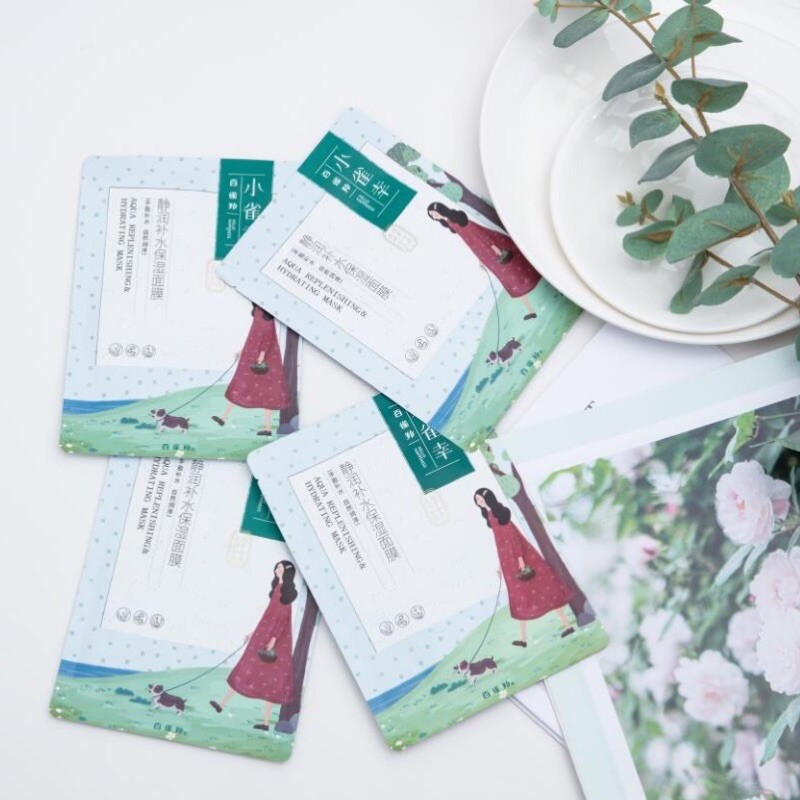 Mặt nạ pechoin cô gái dắt chó nhiều dưỡng chất