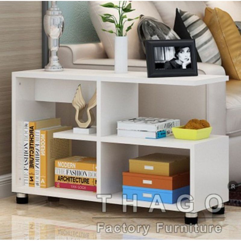 Đồ gỗ Decor 💖𝑭𝑹𝑬𝑬𝑺𝑯𝑰𝑷💖 Kệ Sofa, Kệ Để Sách Gỗ MDF Siêu Chống Ẩm Phong Cách Vintage - THAGO HOME