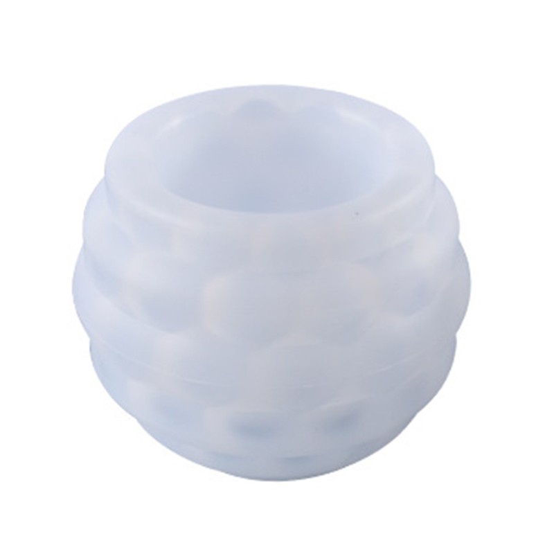 Khuôn Silicone Làm Chậu Hoa / Nến Bằng Nhựa Epoxy Diy Trang Trí Nhà Cửa
