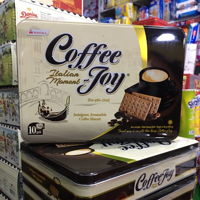 Bánh quy vị cà phê Coffee Joy hộp 180g / 360g