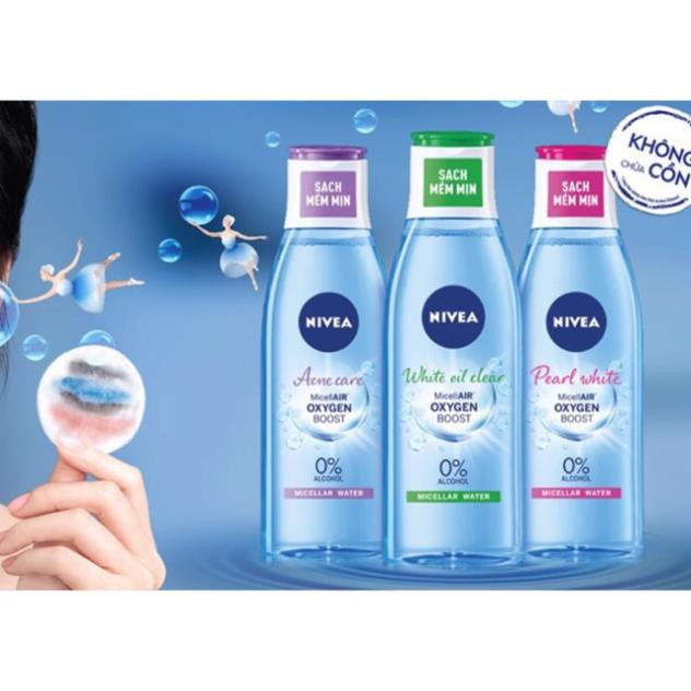 ❄️ Nước tẩy trang Nivea mới không chứa cồn 💦💦