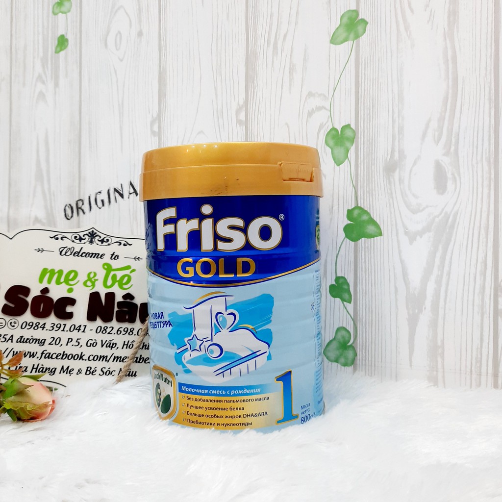 [DATE 2022] Sữa bột Friso Nga số 1,2,3 800g